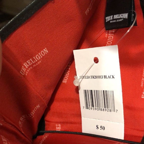 TRUE RELIGION-men’s black ‘FORBES’ leather wallet - Picture 5 of 8